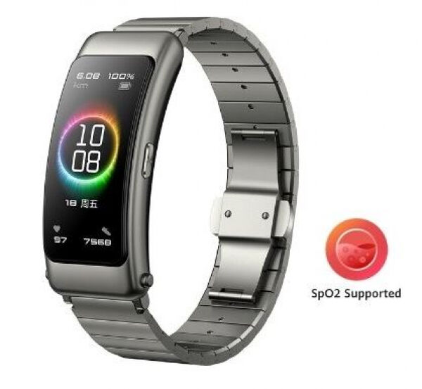 Huawei TalkBand B6 Elite Editon - Smartwatch - Schwarz / Titanium Gray