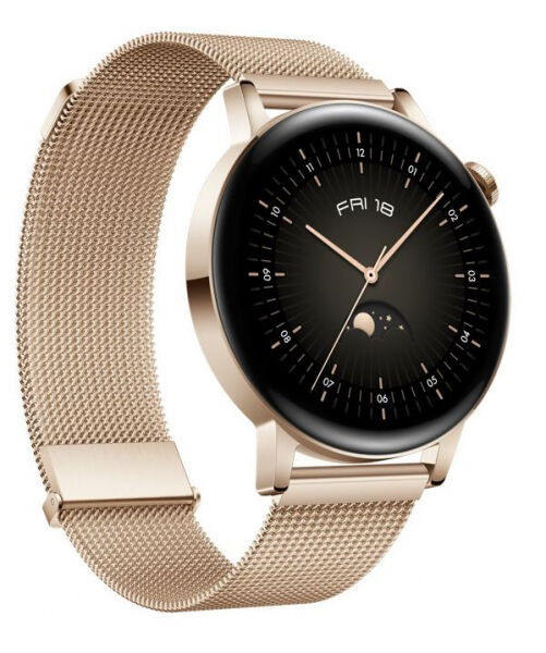 Huawei Watch GT3 - Smartwatch / 42mm - Milanesearmband / Light Gold