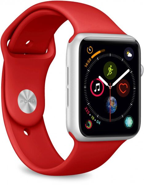 Puro - Icon Silicone Band - Apple Watch [44mm/42mm] - red