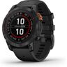 Garmin Garmin fenix 7 PRO Solar + mapy Topo Czech PRO - Gray / Black Silicone Band (010-02777-01)