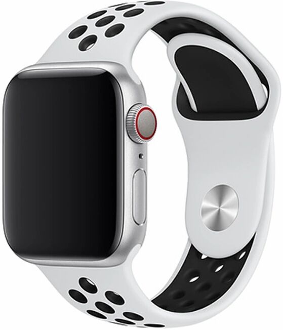 Devia Řemínek pro Apple Watch 42mm / 44mm / 45mm - Devia, Sport2 White