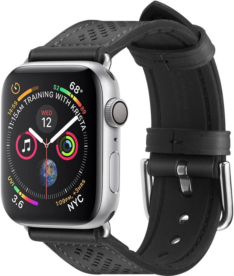 Spigen Řemínek pro Apple Watch 42mm / 44mm / 45mm - Spigen, Retro Fit Black