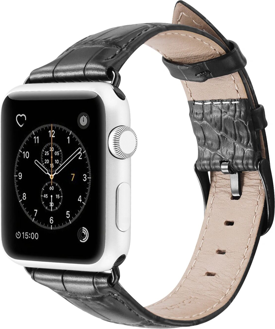 DuxDucis Kožený pásek / řemínek pro Apple Watch 42mm / 44mm / 45mm - DuxDucis, Luxury Black