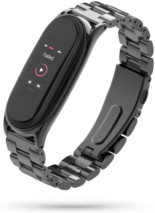 Tech-Protect Řemínek pro Xiaomi Mi Band 5 / 6 - Tech-Protect, Stainless Black