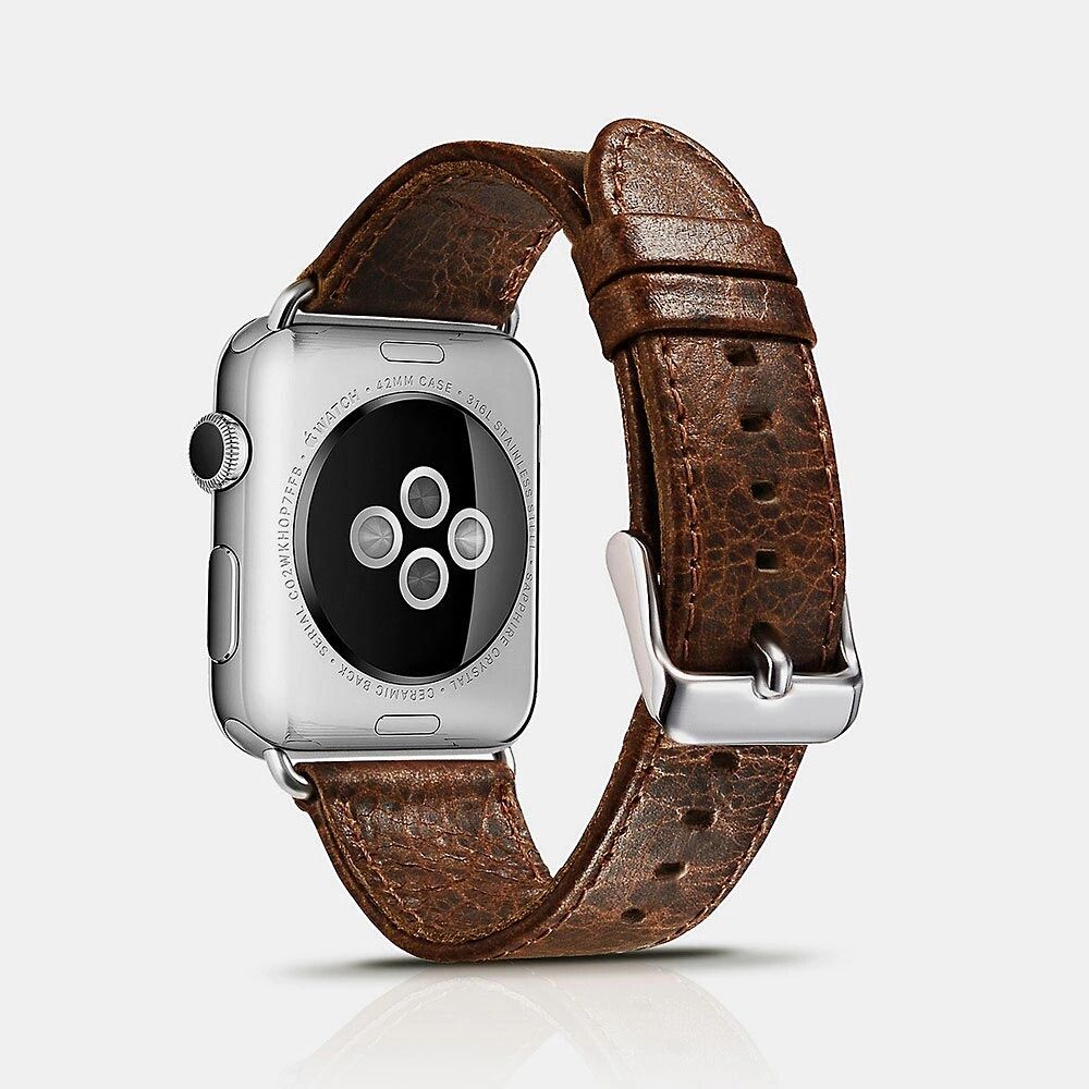 iCarer Řemínek pro Apple Watch 38mm / 40mm / 41mm - iCarer, Classic Coffee