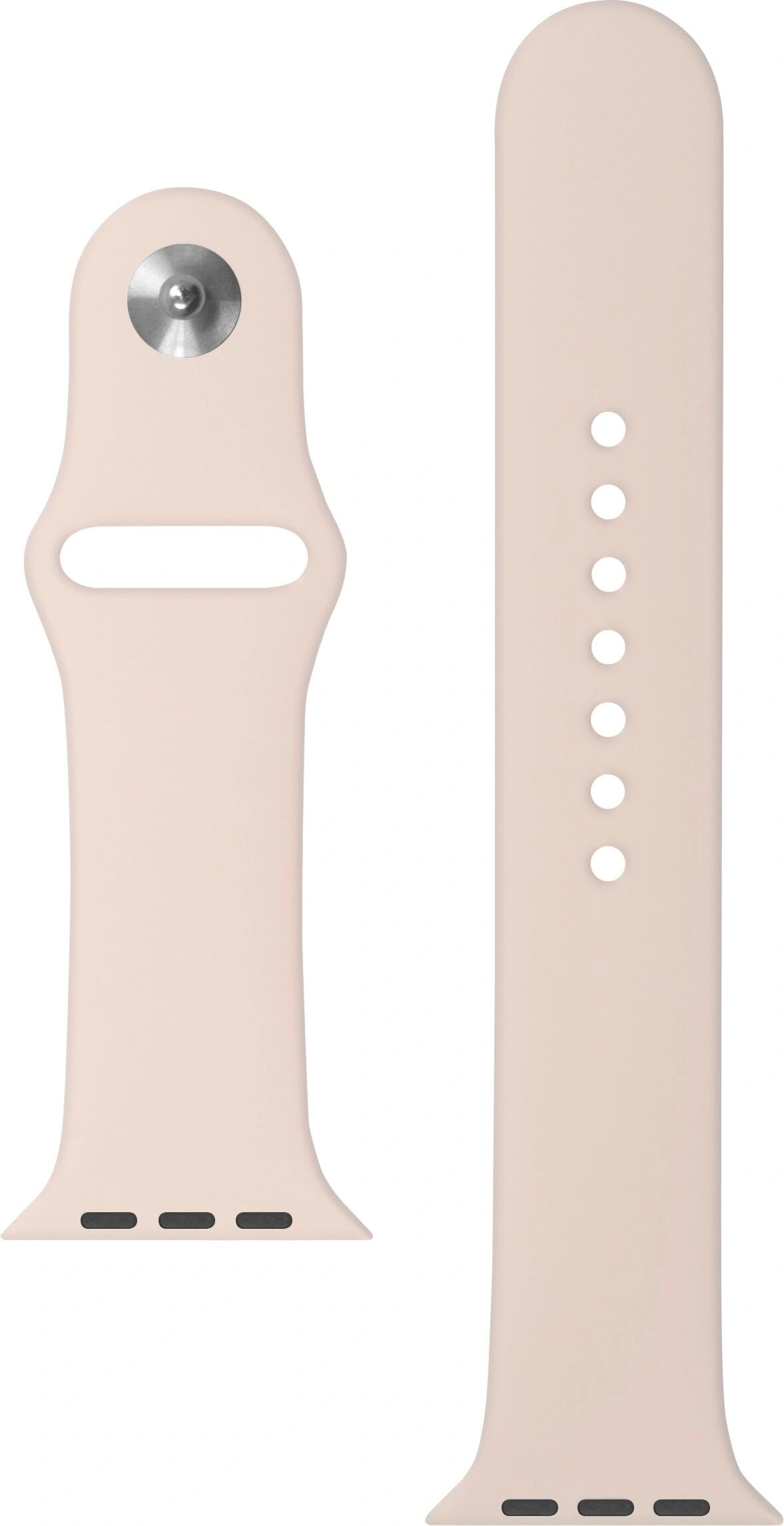 Xqisit Řemínek pro Apple Watch 42mm / 44mm / 45mm - Xqisit, Silicone Pink