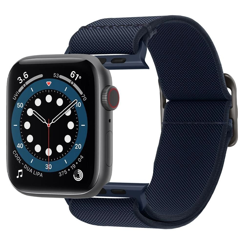 Spigen Řemínek pro Apple Watch 42mm / 44mm / 45mm - Spigen, Fit Lite Navy