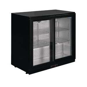 Adler Gastro Polar Serie G Barkühlschrank mit 2 Schiebetüren 198L