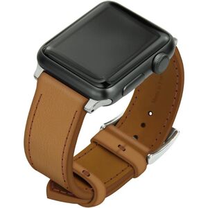 Noreve Lederarmband für Apple Watch Castan esparciate Uhrengehäuse - 49 mm Titaneinsätze + silberne Dornschliesse