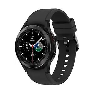 Samsung Galaxy Watch4 Classic 42 mm Edelstahlgehäuse schwarz am Silikonarmband schwarz [Wi-Fi]