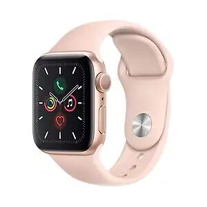 Apple Watch Series 5 40 mm Aluminiumgehäuse gold am Sportarmband sandrosa [Wi-Fi]