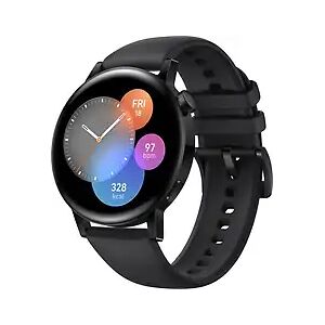 Huawei Watch GT 3 42 mm schwarz am Fluoroelastomerarmband schwarz