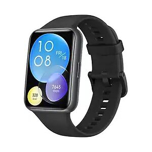 Huawei Watch FIT 2 Active 20 mm schwarz am Silikonarmband schwarzA1