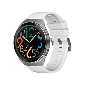 Huawei Watch GT 2e 46 mm silber am Silikonarmband icy white