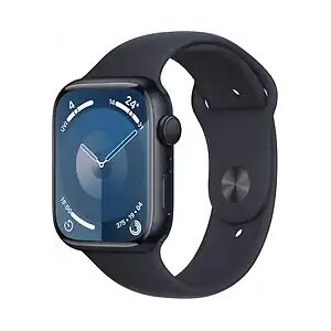 Apple Watch Series 9 45 mm Aluminiumgehäuse mitternacht am Sportarmband M/L mitternacht [Wi-Fi]