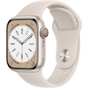 Apple Watch Series 8 Aluminium 41 mm (2022)   GPS + Cellular   Polarstern   Sportarmband Polarstern M/L