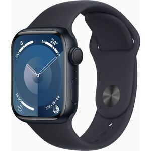 Apple Watch Series 9 Aluminium 41 mm (2023)   GPS   Mitternacht   Sportarmband Mitternacht M/L