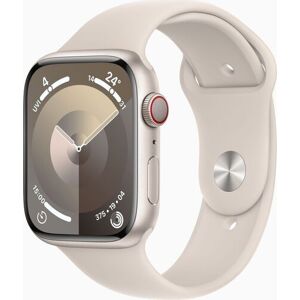 Apple Watch Series 9 Aluminium 45 mm (2023)   GPS + Cellular   Polarstern   Sportarmband Polarstern M/L