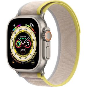 Apple Watch Ultra (2022)   49 mm   GPS + Cellular   silber   Trail Loop S/M gelb/beige
