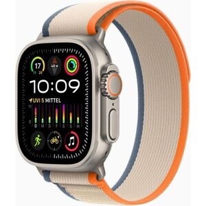 Apple Watch Ultra 2 (2023)   GPS + Cellular   silber   Trail Loop orange/beige M/L
