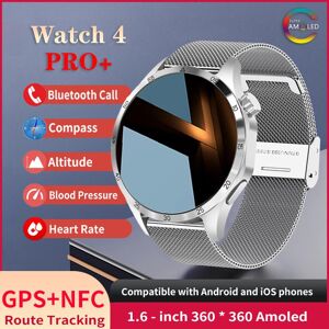 Sacosding Smart Watch Sacosding Smart Uhr Männer Gt4 Pro 1,6 Zoll Amoled Bildschirm Bluetooth Anruf Stimme Assistent Smartwatch Männer Für Android Ios