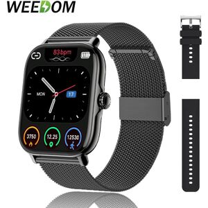 Weedom Neue 1,85 Zoll Bildschirm Bluetooth Anruf Smart Watch Sport Fitness Tracker Herzfrequenz Überwachung Smart Watch Für Ios Android