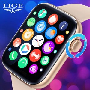 Lige Smart Uhr Für Frauen Full Touch Screen Bluetooth Wasserdichte Uhren Sport Fitness Tracker Smartwatch Weibliche