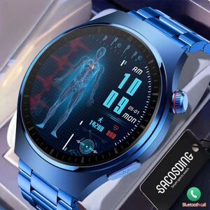 Sacosding Smart Watch Sacosding Neue Mode Smart Watch Ekg + Ppg Bluetooth Anruf 466*466 Amoled 1,43 Zoll Full Touch Screen Smartwatch Herzfrequenz Sport Uhr