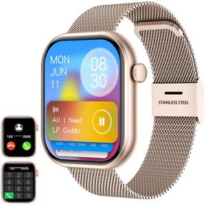 Wula Mall 2024 Smart Uhr Für Männer Frauen Geschenk Full Touch Screen Sport Fitness Uhren Bluetooth Anrufe Digitale Smartwatch