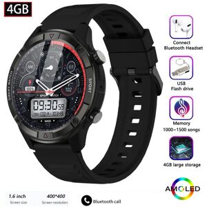 Sacosding Smart Watch 2023 Neue 4g Speicher Uhr Für Männer Smart Uhr In Bluetooth Anruf Lokale Musik Smartwatch Fitness Sport Uhr 1,6 Zoll Hd Bildschirm