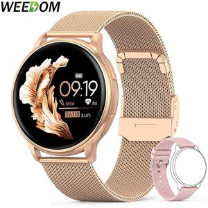 Weedom Bluetooth Anruf Smart Uhr Frauen Individuelles Zifferblatt Uhren Männer Sport Fitness Tracker Herzfrequenz Smartwatch Für Android Ios