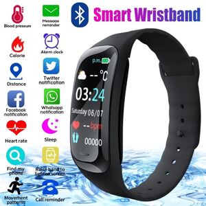 Convenientmall Wasserdichte Smart Band Frauen Fitness Tracker Full Touch Smart Armband Uhr Mode Sport Armband Für Männer