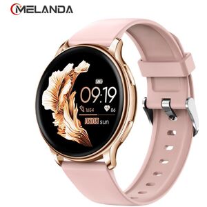 Melanda 2023 Bluetooth Anruf Smart Uhr Frauen Sport Fitness Tracker Herzfrequenz Individuelles Zifferblatt Smartwatch Für Android Ios