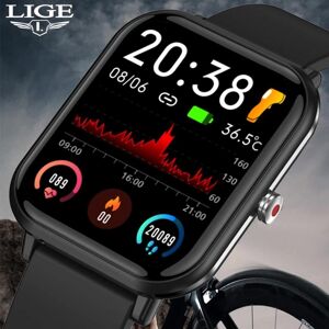 Lige 2022 Neue Smart Uhr Damen Full Touch Screen Sport Fitness Uhr Ip67 Wasserdichte Bluetooth Für Android Ios Smartwatch Männer