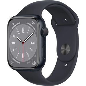 REFURBISHED – Apple Watch Series 8 GPS 45mm Smartwatch Mitternacht Sportarmband MNP13FD/A