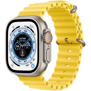 REFURBISHED – APPLE Watch Ultra 49mm Titangehäuse Ocean Armband Gelb MNHG3FD/A Uhr Titan A2684