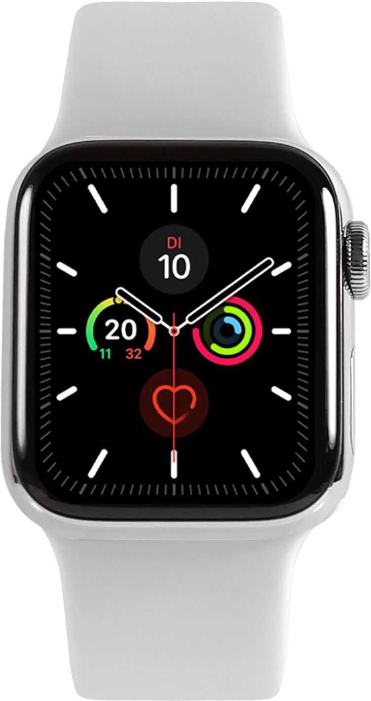 Apple Watch Series 5 Edelstahl 44 mm Gebraucht / GPS + LTE / Silber