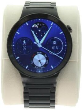 Huawei Watch Active mit Gliederarmband Schwarz