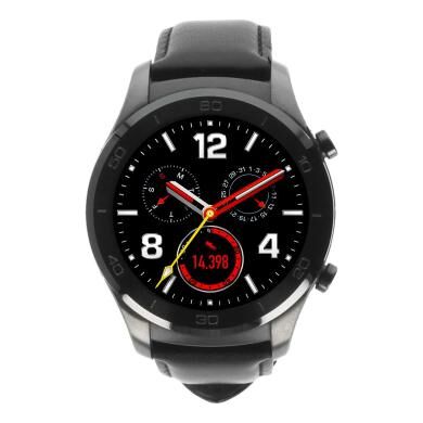 Huawei Watch 2 classic grau mit Lederarmband schwarz Grau