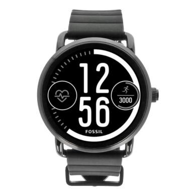 Fossil Q Wander schwarz mit Silikonarmband schwarz (FTW2103) schwarz