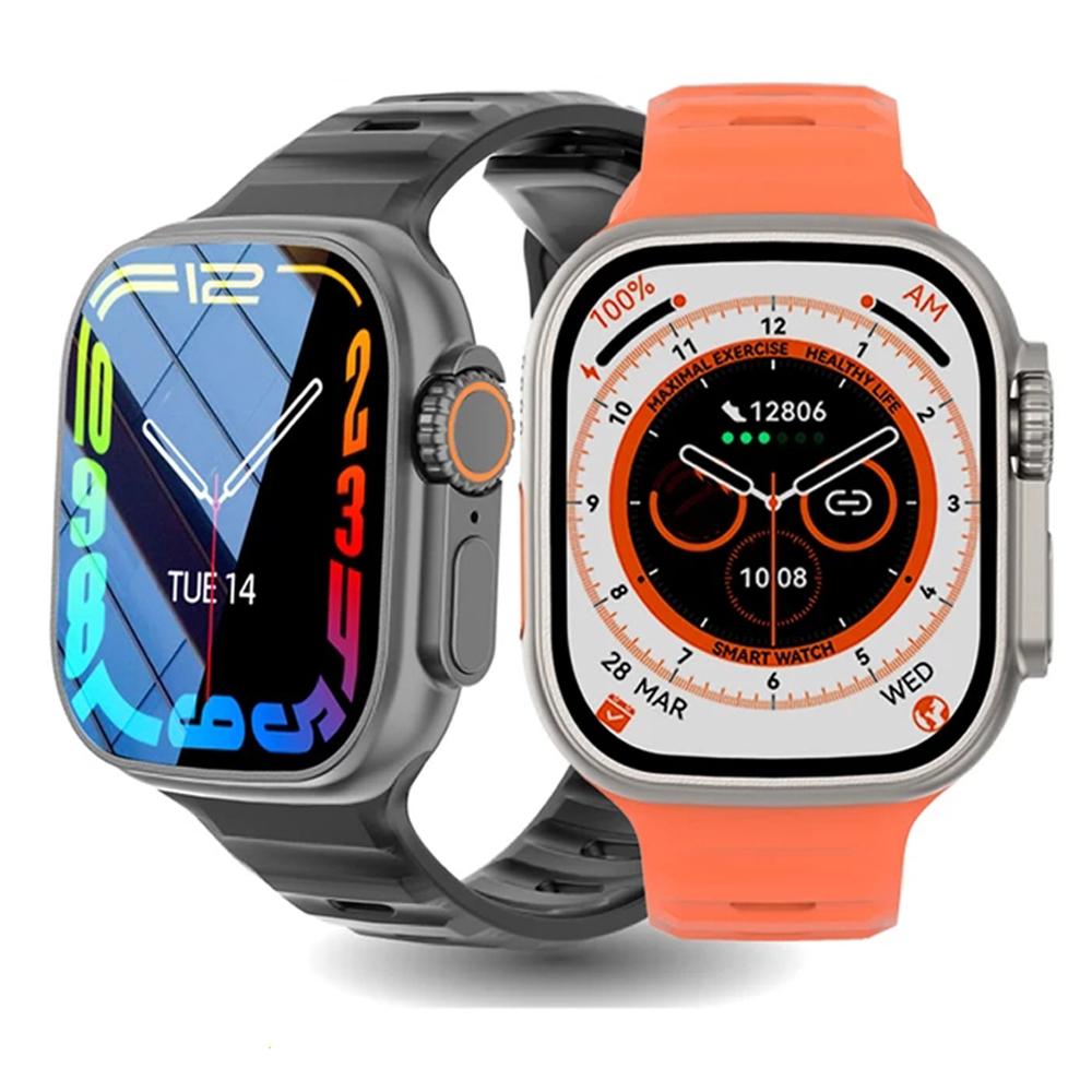 Zjm  Mall Yurkem Ultra 8 Smartwatch Iwo Sports Men Wowen Gps Bewegungsverfolgung Drahtloses Aufladen Smart Watch Für Ios Android