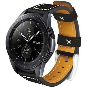 INF Armbånd til Samsung Gear S3 Classic / S3 Frontier Læder Sort