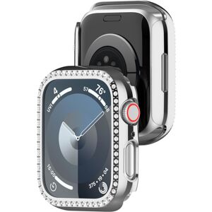 My Store ForApple Watch SE 2023 40mm Diamond Hollow PC Watch Case(Silver)