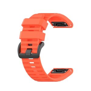My Store For Garmin Fenix 6X 26mm Silicone Watch Band(Coral red)