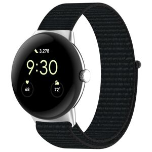 My Store For Google Pixel Watch 2 Nylon Braided Watch Band(Black)