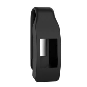 Enkay Smart Watch Silicone Clip Button Protective Case for Fitbit Inspire / Inspire HR / Ace 2(Black)