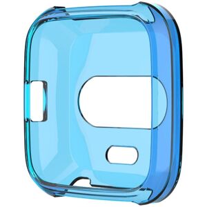 Shoppo Marte For Fitbit Versa Lite Smart Watch Silicone Protective Case(Transparent Blue)