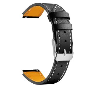 INF Fitbit Charge 5 urrem læderarmbånd sort - Hurtige leveringer