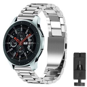 CaseOnline Armbånd rustfrit stål Samsung Galaxy Watch 46mm - sølv