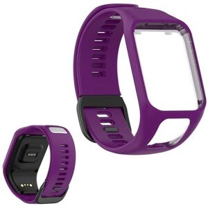 Generic Silicone watch strap for TomTom device - Purple